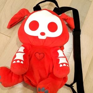 Limited edition red teddy bear tiny backpack